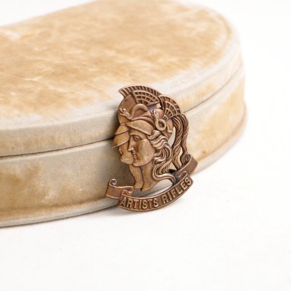 Artist Rifles Vintage Brooch - Picture 3 of 3